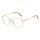 Karen Millen KM3047 Brille Gelb 52