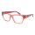 Guess GU50126 Brille Rot 53