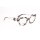 Ana Hickmann HI6300 Brille Schwarz 52