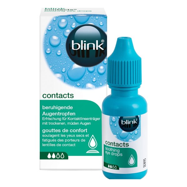 Bausch + Lomb blink contacts® beruhigende Augentropfen 10 ml