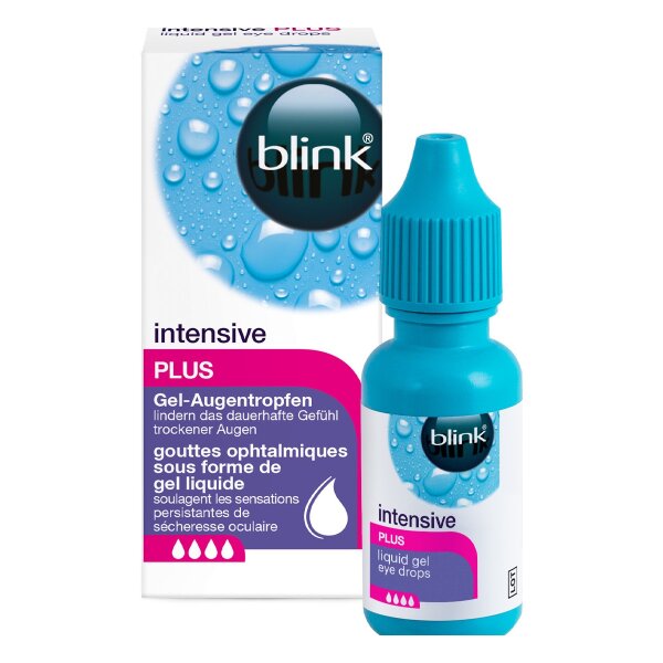 Bausch + Lomb blink® intensive PLUS Gel-Augentropfen 10 ml