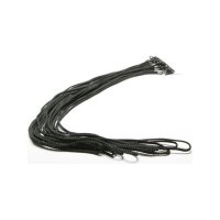 Duggert Nylon schwarz extra lang Brillenkordel 10er-Set...