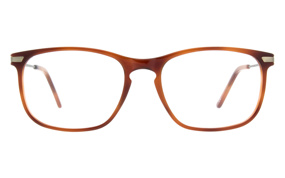 Andy Wolf Orange Metal Glasses (Frames)