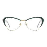 Andy Wolf Frame 5047 Col. E Metal/Acetate Teal