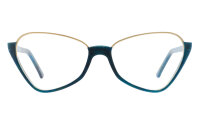 Andy Wolf Frame 5070 Col. D Metal/Acetate Teal