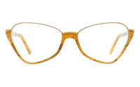Andy Wolf Frame 5070 Col. E Metal/Acetate Yellow