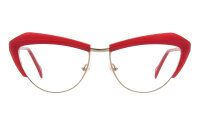 Andy Wolf Frame 5103 Col. C Metal/Acetate Red
