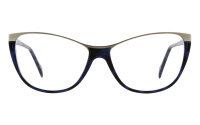Andy Wolf Frame 5104 Col. D Metal/Acetate Blue