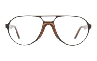 Andy Wolf Frame Adams Col. E Metal/Acetate Brown