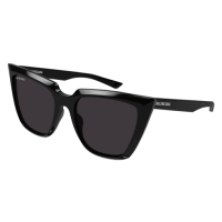 Balenciaga Sonnenbrille Woman Cat-Eye International Schwarz Ace BB0046S Italy