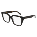 Balenciaga Brillenfassung Woman Rechteckig-Quadratisch Asian Smart Fitting Havanna Ace BB0130O Italy