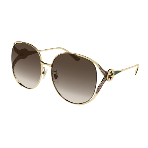 GG0225S-007 Gucci Sonnenbrillen Frauen Metall