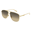 Gucci Mann International GOLD METALL GG0336S Japan