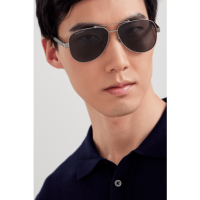 Gucci Mann Asian Smart Fitting RUTHENIUM METALL GG0528S Japan