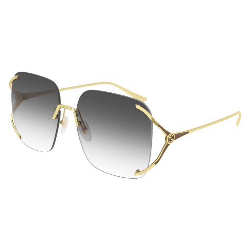 Gucci Frau Asian Smart Fitting GOLD METALL GG0646S Japan