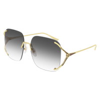 Gucci Frau Asian Smart Fitting GOLD METALL GG0646S Japan...