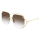 Gucci Frau Asian Smart Fitting GOLD METALL GG0646S Japan - Farbcode 002