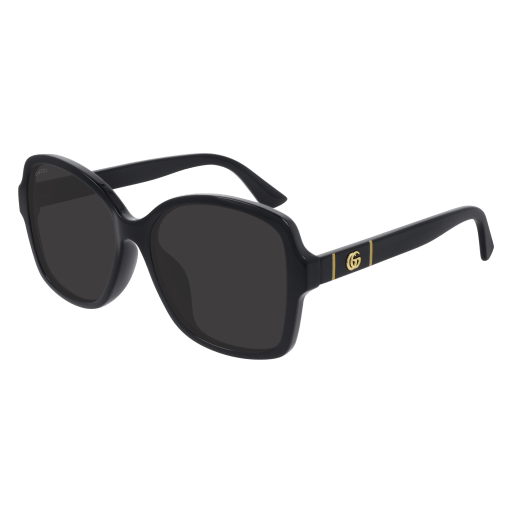 Gucci Frau Asian Fitting SCHWARZ SPRITZGUSS GG0765SA Italien