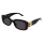 Balenciaga Sonnenbrille Woman Rechteckig-Quadratisch Korean Schwarz Rac BB0310SK Italy