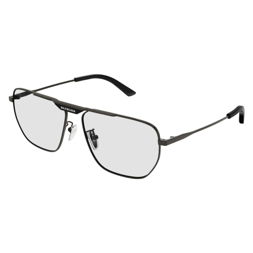 Balenciaga Sonnenbrille Man Rechteckig-Quadratisch Asian Fitting Grau Met BB0298SA Italy - Farbcode 005