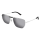 Balenciaga Sonnenbrille Man Rechteckig-Quadratisch Asian Fitting Silber Met BB0298SA Italy - Farbcode 003