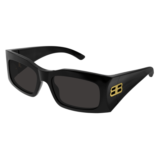 Balenciaga Sonnenbrille Unisex Rechteckig-Quadratisch International Schwarz Bij BB0291S Italy - Farbcode 001