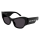 Balenciaga Sonnenbrille Woman Cat-Eye International Schwarz Rac BB0259S Italy