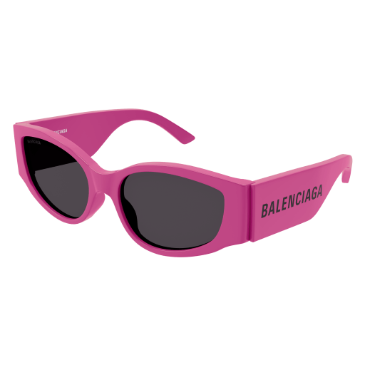 Balenciaga Sonnenbrille Woman Cat-Eye Asian Smart Fitting Fuchsia Rac BB0258S Italy - Farbcode 009