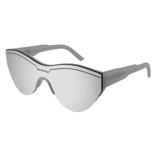 Balenciaga Sonnenbrille Unisex Mask International Grau Rac BB0004S Italy