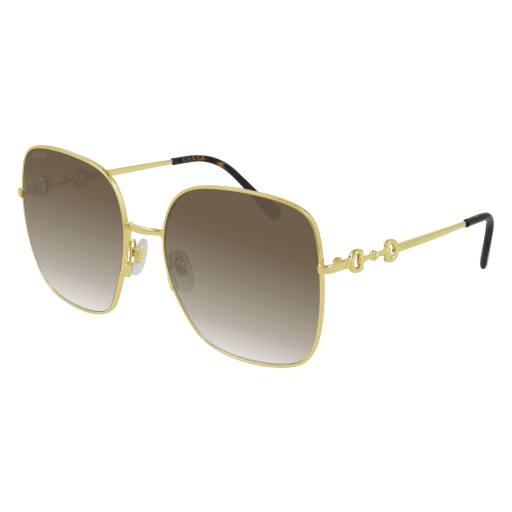 Gucci Frau International GOLD METALL GG0879S Italien - Farbcode 002