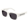 Balenciaga Sonnenbrille Unisex Rechteckig-Quadratisch Asian Fitting Weiss Rac BB0262SA Italy
