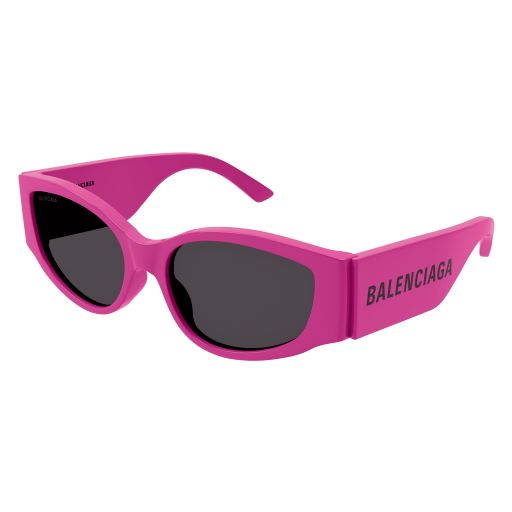 Balenciaga Sonnenbrille Woman Cat-Eye Asian Smart Fitting Fuchsia Rac BB0258S Italy - Farbcode 004