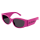 Balenciaga Sonnenbrille Woman Cat-Eye Asian Smart Fitting Fuchsia Rac BB0258S Italy - Farbcode 004