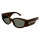 Balenciaga Sonnenbrille Woman Cat-Eye Asian Smart Fitting Havanna Rac BB0258S Italy - Farbcode 002