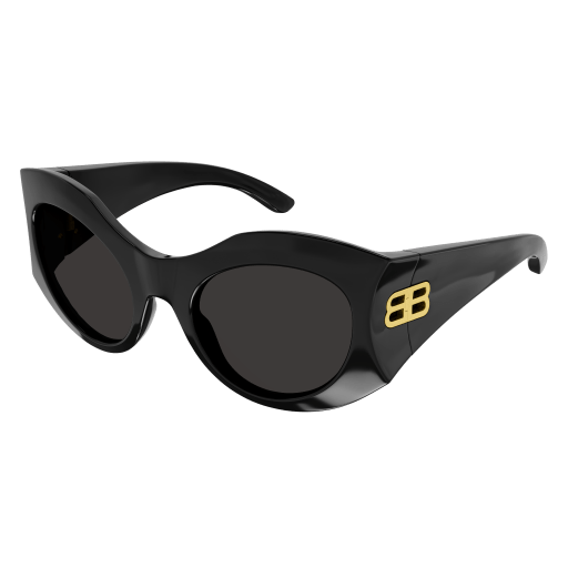 Balenciaga Sonnenbrille Woman Cat-Eye International Schwarz Bij BB0256S Italy