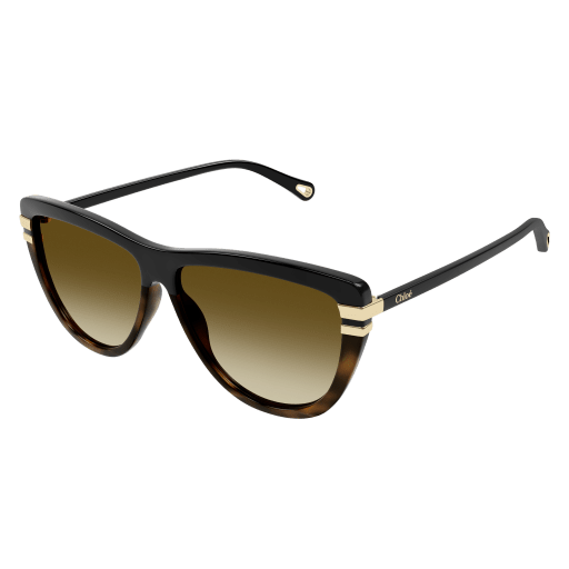 Chloé Frau International SCHWARZ RECYCLED ACETATE CH0203S Italien