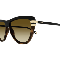 Chloé Frau International SCHWARZ RECYCLED ACETATE CH0203S Italien