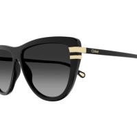 Chloé Frau International SCHWARZ RECYCLED ACETATE CH0203S Italien - Farbcode 001