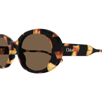 Chloé Frau Asian Fitting HAVANNA RECYCLED ACETATE CH0197SA Italien