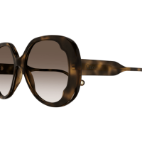 Chloé Frau Korean HAVANNA RECYCLED ACETATE CH0195SK Italien - Farbcode 002
