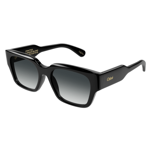 Chloé Frau International SCHWARZ RECYCLED ACETATE CH0190S Italien
