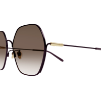 Chloé Frau Asian Fitting BURGUND METALL CH0169SA Italien