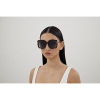 Chloé Frau Asian Fitting SCHWARZ RECYCLED ACETATE CH0106SA Italien