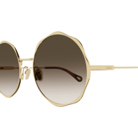 Chloé Frau Asian Smart Fitting GOLD METALL CH0184S Italien - Farbcode 002