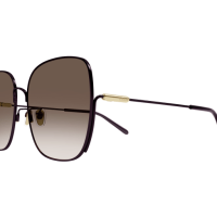 Chloé Frau Asian Fitting BURGUND METALL CH0170SA Italien - Farbcode 003
