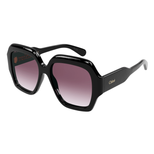 Chloé Frau International SCHWARZ RECYCLED ACETATE CH0154S Italien