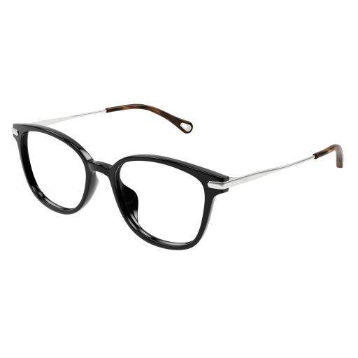 Chloé Frau Asian Fitting SCHWARZ RECYCLED ACETATE CH0219OA Italien