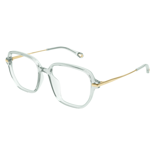 Chloé Frau Asian Fitting GRÜN RECYCLED ACETATE CH0218OA Italien