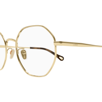 Chloé Frau Asian Fitting GOLD METALL CH0215OA Italien - Farbcode 001