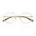 Chloé Frau Asian Fitting GOLD METALL CH0215OA Italien - Farbcode 001